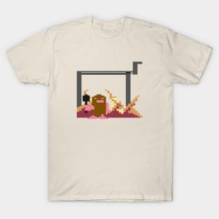 B.C. Bill - Fire Pixel Art T-Shirt